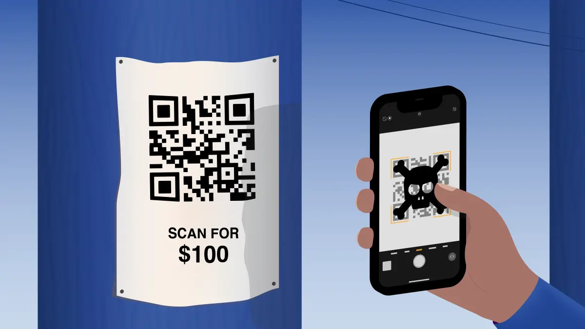 QR Code Scam Example